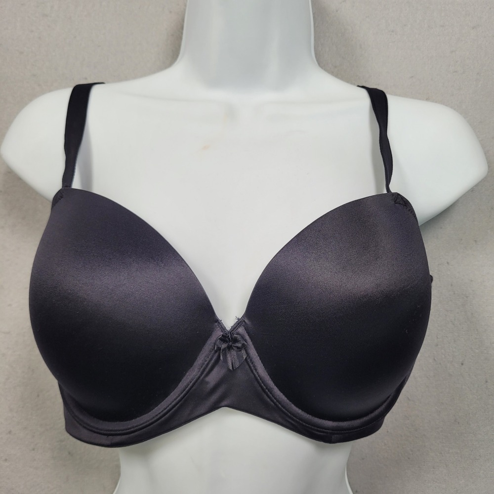 Soma Sensuous Sides Full Coverage Bra 36DD Black Underwire 79984